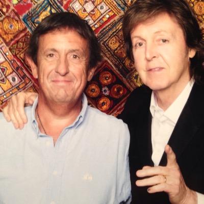 Pablo Lecueder junto a Paul McCartney