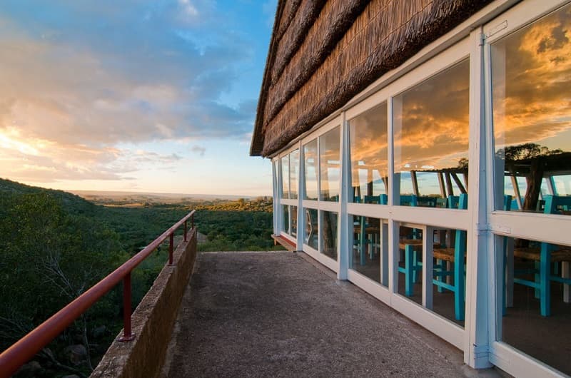 Vista de las Sierras de Lavalleja, desde la terraza del restaurante del Ventorrillo de la Buena Vista